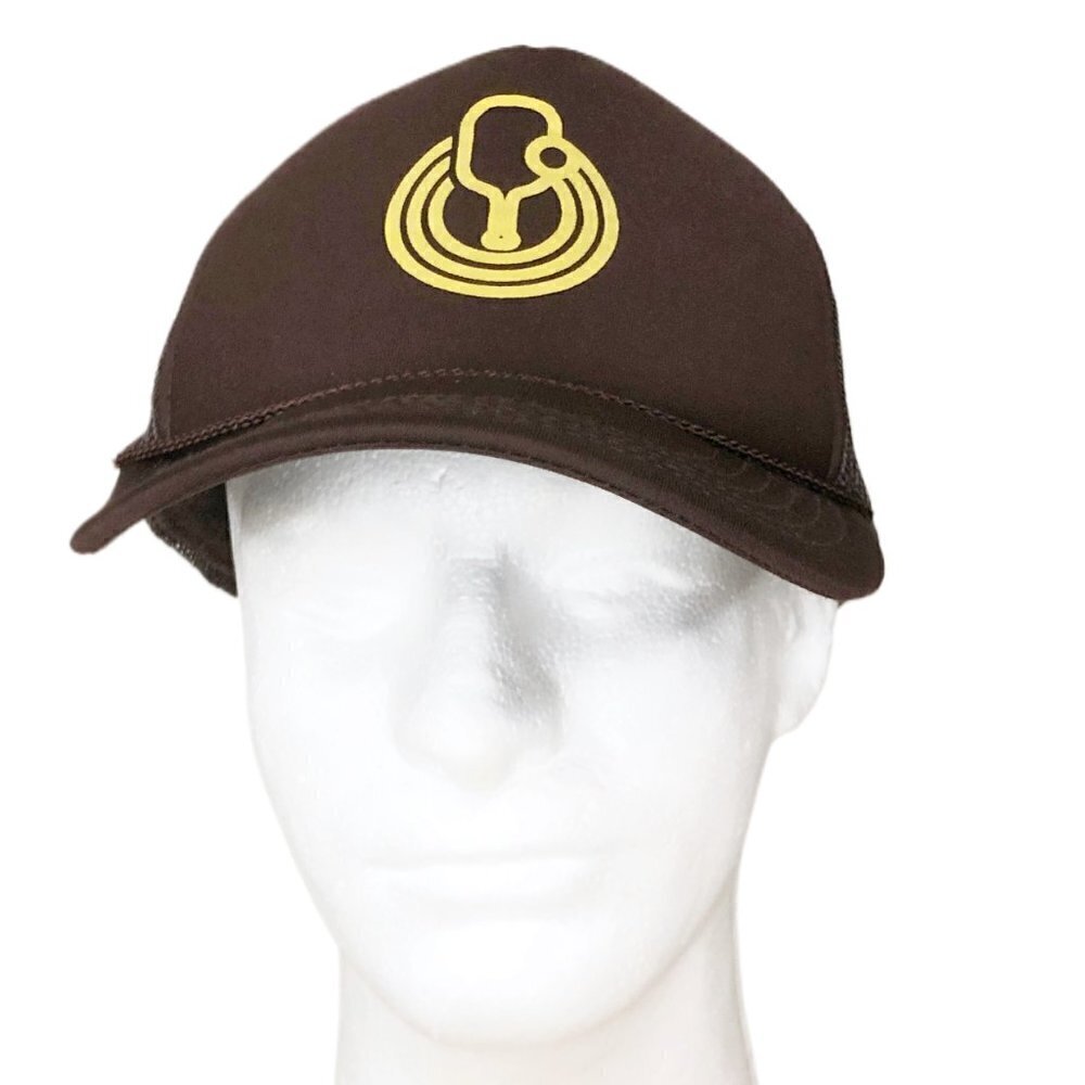 Otto Brown Foam Pickleball‎ Trucker Hat Cap OSFM